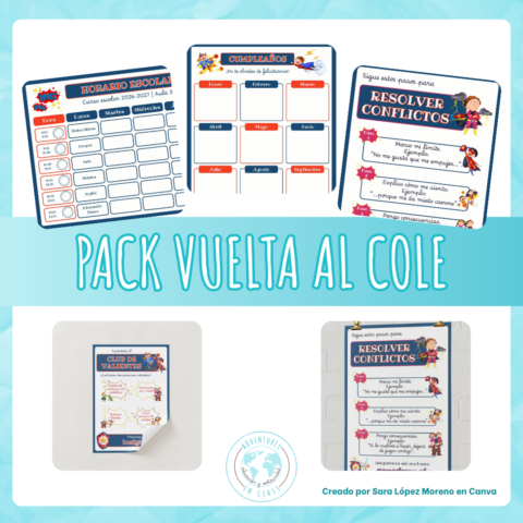 Pack cartelería y rutinas – cómic